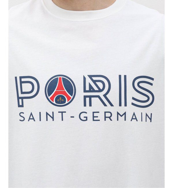 Paris Saint-Germain「【Paris Saint-Germain】トリコロール インライン プリントTシャツ」|Tシャツ・カットソー|