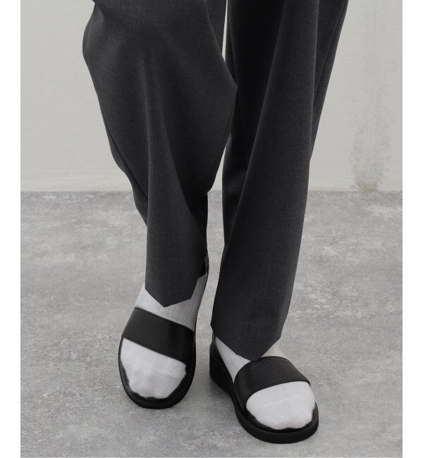 EDIFICE「FOOT WORKS (フットワークス) グレインレザーサンダル F01-0003」|サンダル|