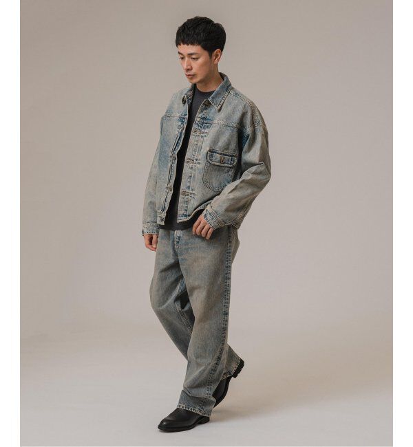 EDIFICE「Lee for BOUCLE 別注 カウボーイバギーパンツ フェード」|デニム|