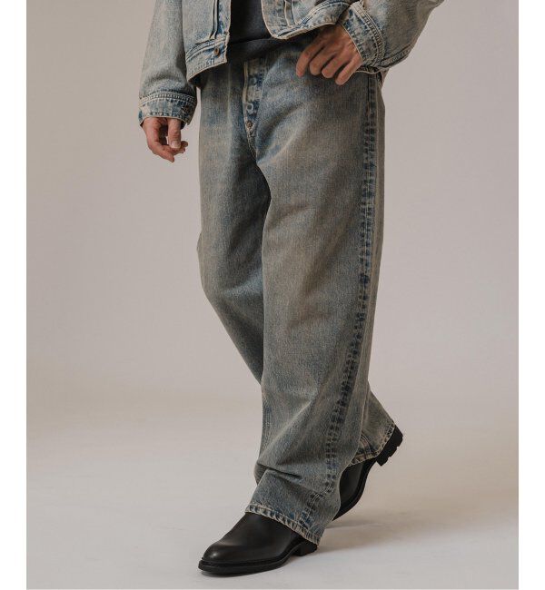 EDIFICE「Lee for BOUCLE 別注 カウボーイバギーパンツ フェード」|デニム|