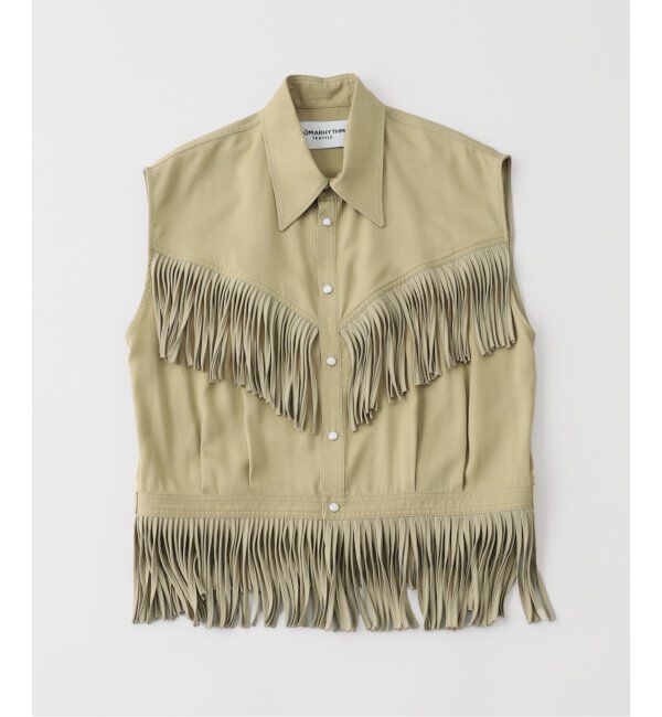 EDIFICE「NOMA t.d.(ノーマ ティーディー) Fringe ベスト」|ダウンベスト・ベスト|ベージュ