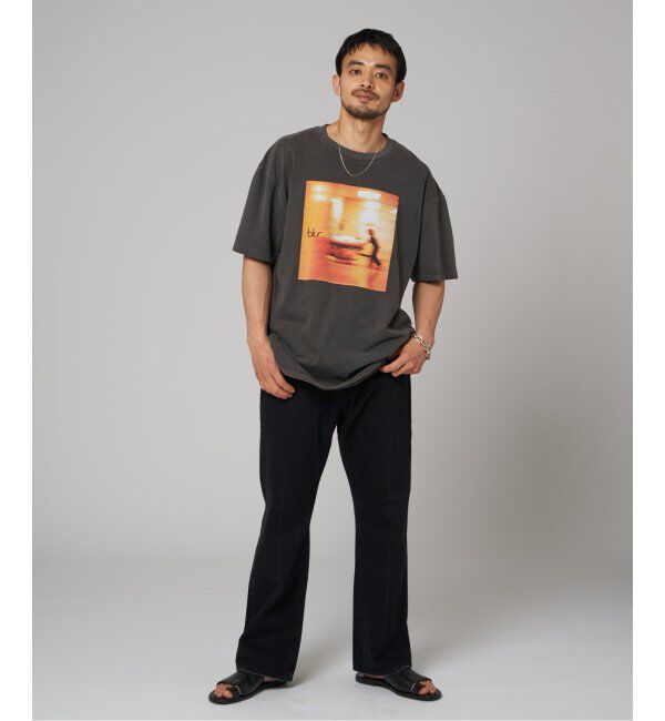 EDIFICE「INSONNIA PROJECTS(インソニア プロジェクト) for EDIFICE 別注  blur LAW Tシャツ」|Tシャツ・カットソー|