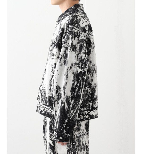 J.S.Homestead「J.S.Homestead / ハンドブリーチ デニムトラッカー」|デニムジャケット|