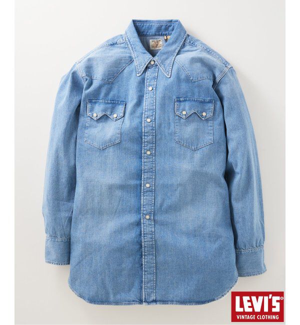 JOURNAL STANDARD relume「LEVI'S(R) VINTAGE CLOTHING/リーバイス SHORTHORN SAWTOOTH INDIGO COSMOS」|シャツ・ブラウス|ブルー