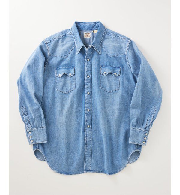 JOURNAL STANDARD relume「LEVI'S(R) VINTAGE CLOTHING/リーバイス SHORTHORN SAWTOOTH INDIGO COSMOS」|シャツ・ブラウス|