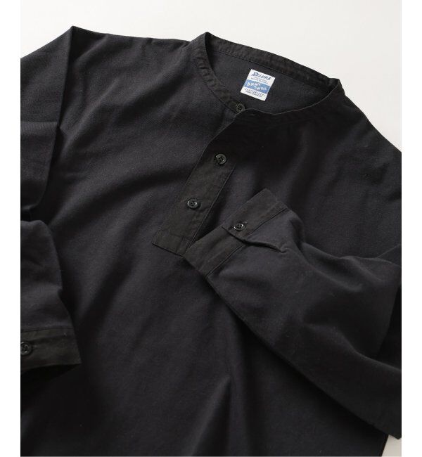 JOURNAL STANDARD relume「ARMY TWILL / アーミーツイル 別注 ヘンリーネックシャツ」|Tシャツ・カットソー|ブラック