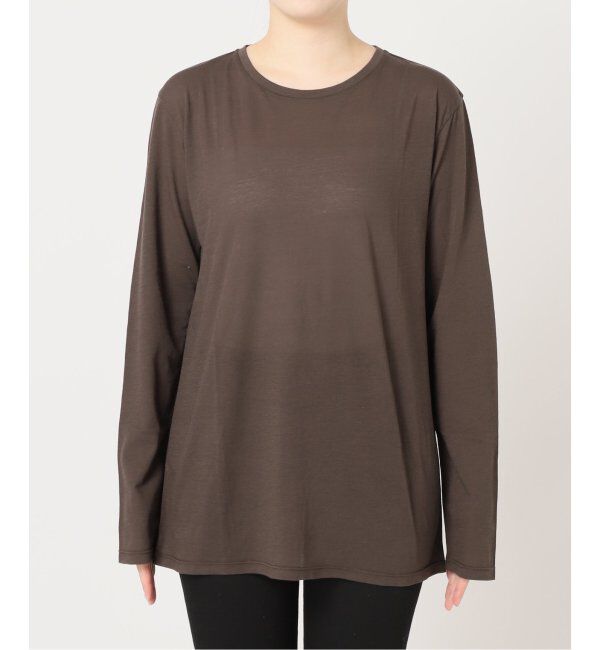 JOURNAL STANDARD「《追加3》クルーネックシアーロングTシャツ」|Tシャツ・カットソー|