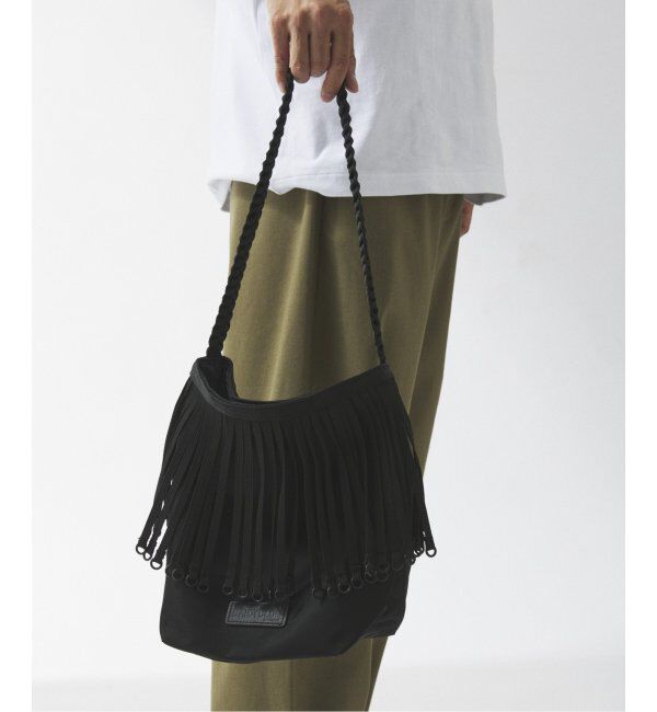JOURNAL STANDARD relume「BAICYCLON by bagjack TAPE FRINGE ONE SHOULDER BAG LARGE  BCL-84」|ショルダー・メッセンジャー|ブラック