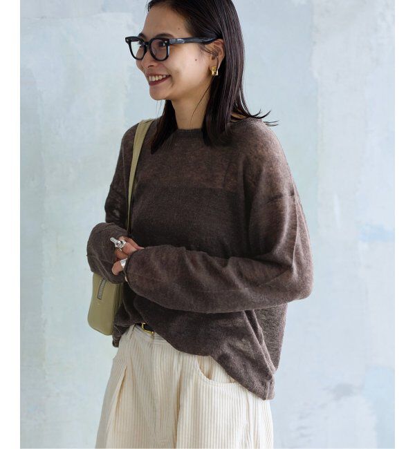 JOURNAL STANDARD「《追加》シアーアルパカMIXプルオーバー」|ニット・セーター|