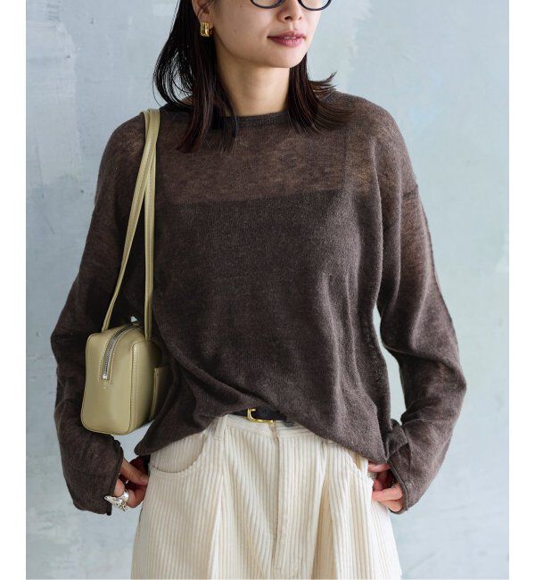 JOURNAL STANDARD「《追加》シアーアルパカMIXプルオーバー」|ニット・セーター|