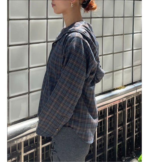 Oriens JOURNAL STANDARD「チェックフーディーシャツ」|シャツ・ブラウス|