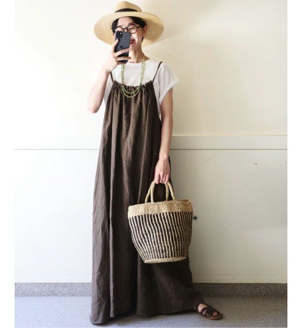 journal standard luxe「リネン キャミワンピース」|ワンピース|