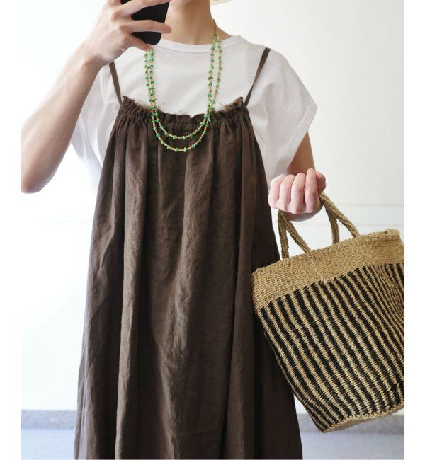 journal standard luxe「リネン キャミワンピース」|ワンピース|