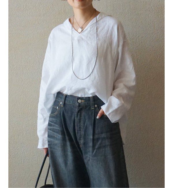 journal standard luxe「《追加》ソフトリネン セーラーシャツ」|シャツ・ブラウス|