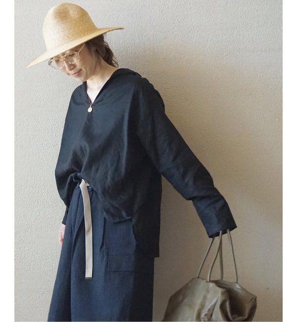 journal standard luxe「《追加》ソフトリネン セーラーシャツ」|シャツ・ブラウス|