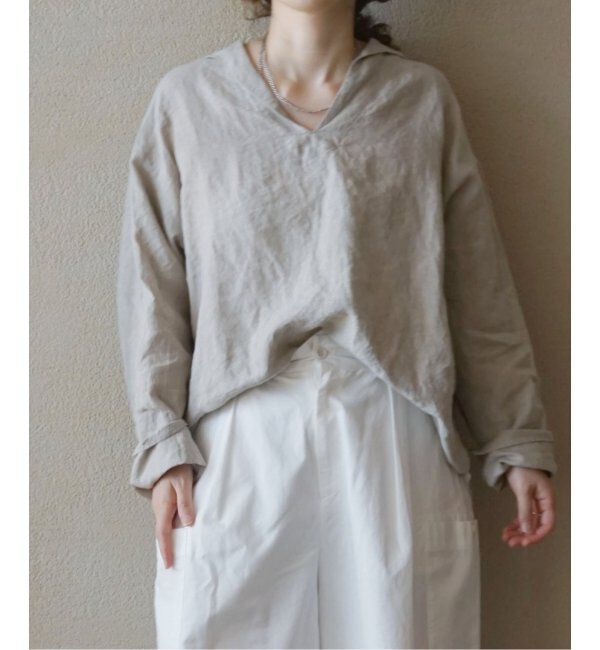 journal standard luxe「《追加》ソフトリネン セーラーシャツ」|シャツ・ブラウス|