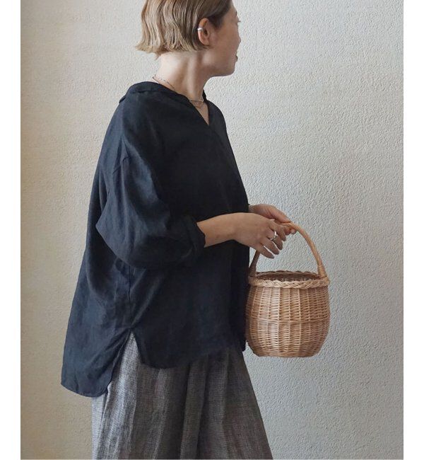 journal standard luxe「《追加》ソフトリネン セーラーシャツ」|シャツ・ブラウス|