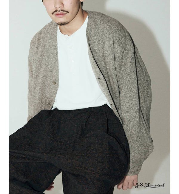 J.S.Homestead「J.S.Homestead / トップ ツイード JUDO ブルゾン」|その他|ベージュ