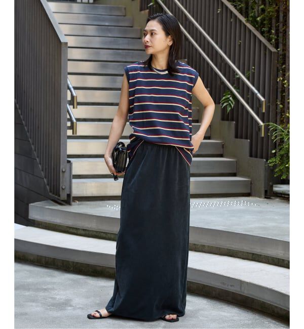 JOURNAL STANDARD「《追加4》フィブリルキュプラジャージーマキシスカート」|スカート|