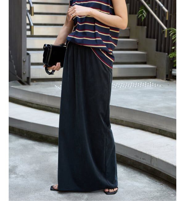 JOURNAL STANDARD「《追加4》フィブリルキュプラジャージーマキシスカート」|スカート|