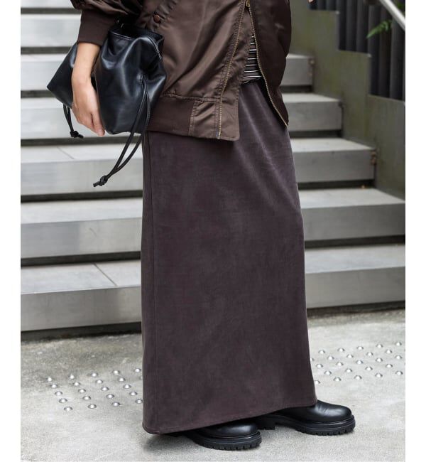 JOURNAL STANDARD「《追加4》フィブリルキュプラジャージーマキシスカート」|スカート|