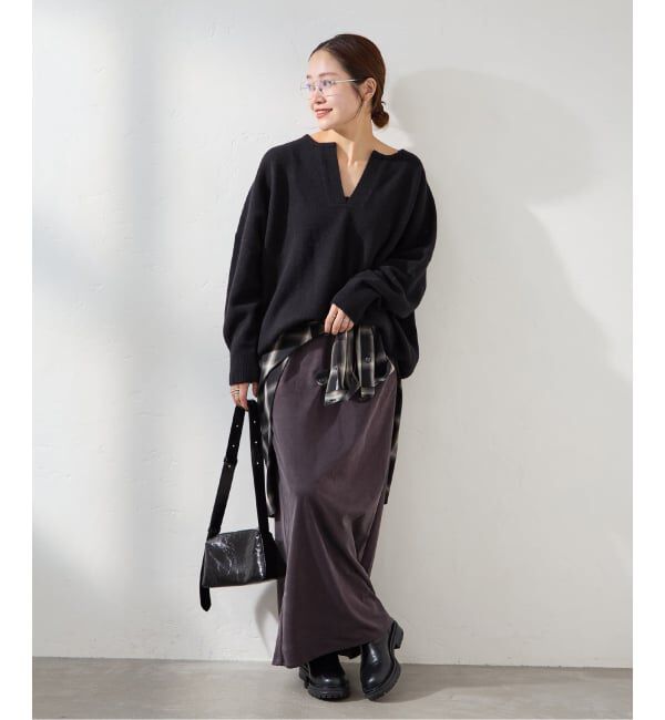 JOURNAL STANDARD「《追加4》フィブリルキュプラジャージーマキシスカート」|スカート|