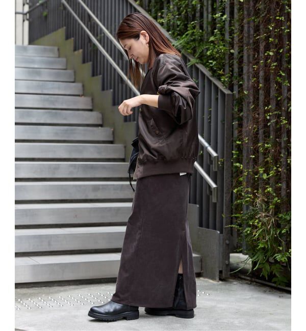 JOURNAL STANDARD「《追加4》フィブリルキュプラジャージーマキシスカート」|スカート|