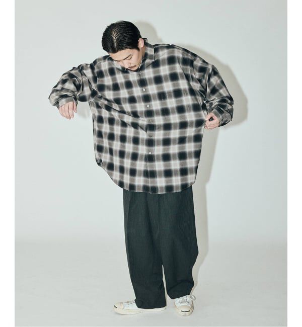 J.S.Homestead「J.S.Homestead / ディファレンス オンブレ チェック シャツ」|シャツ・ブラウス|
