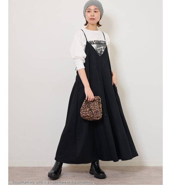 JOURNAL STANDARD relume「ウォッシャブルブラッシュロングキャミワンピース」|ワンピース|