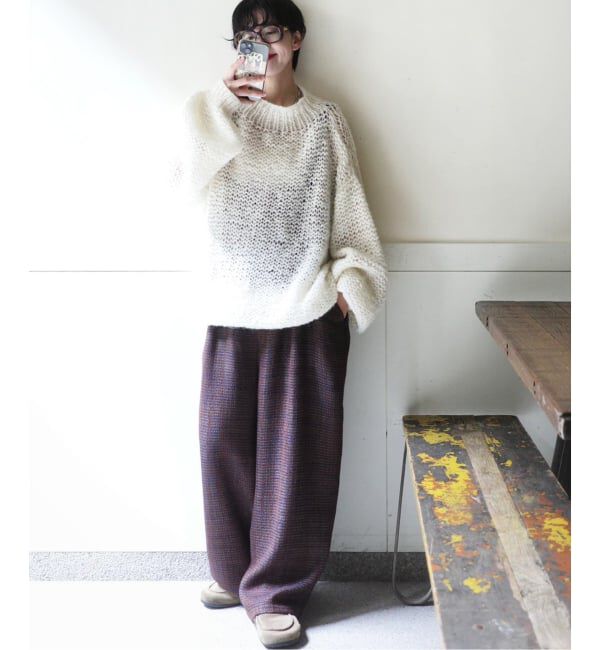 journal standard luxe「ツィード サスペンダーパンツ」|オールインワン|