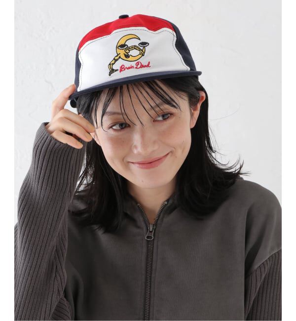 Oriens JOURNAL STANDARD「【BRAIN DEAD/ブレインデッド】 WANING CRESCENT CURVED FRONT」|キャップ・キャスケット|