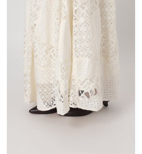 JOURNAL STANDARD relume「ミックスレースフレアイージースカート」|スカート|