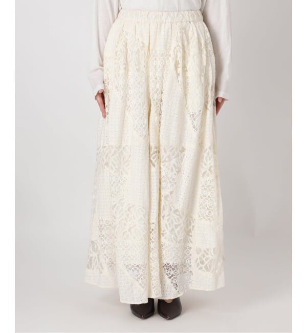 JOURNAL STANDARD relume「ミックスレースフレアイージースカート」|スカート|