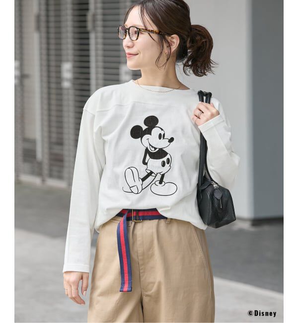 JOURNAL STANDARD「《予約》MICKEY /  FOOTBALL T」|Tシャツ・カットソー|