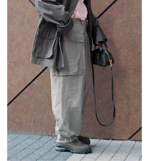 journal standard luxe「《追加予約2》ミリタリークロス カーゴパンツ」|カーゴ|グレーA