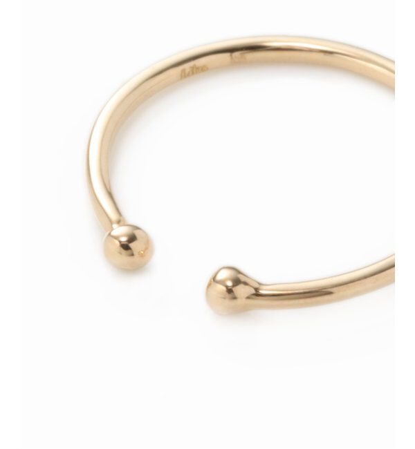 Lilas by Spick&Span「アコヤ1粒チェーンイヤーカフ K10」|イヤリング|