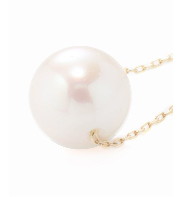 Lilas by Spick&Span「アコヤ1粒チェーンイヤーカフ K10」|イヤリング|