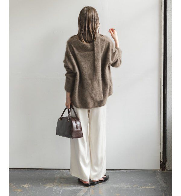 NOBLE「《追加》ルナサテンコンフォートパンツ」|スラックス|