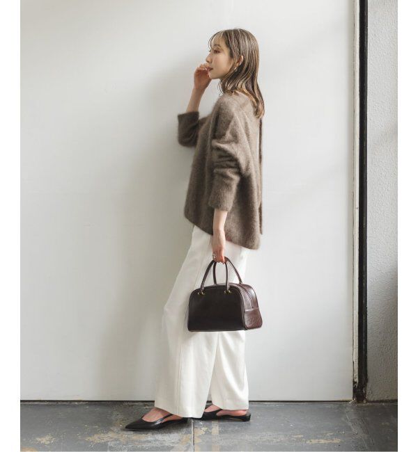 NOBLE「《追加》ルナサテンコンフォートパンツ」|スラックス|