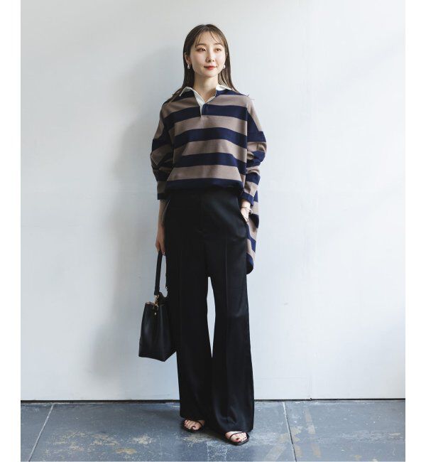 NOBLE「《追加》ルナサテンコンフォートパンツ」|スラックス|