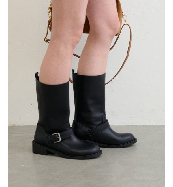 U by SPICK&SPAN「MACMOC/マックモック Engineer Middle Boots」|ショートブーツ|