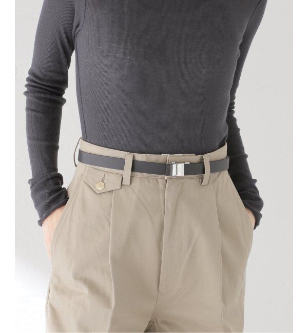 FRAMeWORK「LEFIJE/レフィエ leather ガチャベルト2cm」|ベルト|