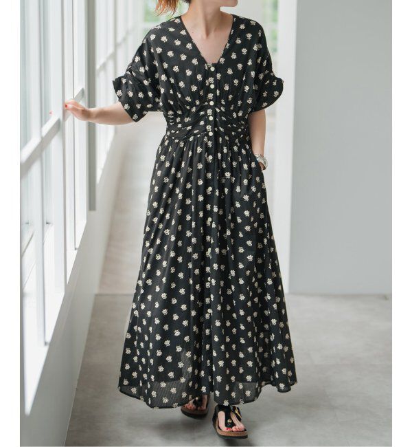 Spick and Span「ne Quittez pas / ヌキテパ WAIST GATHER DRESS」|ワンピース|