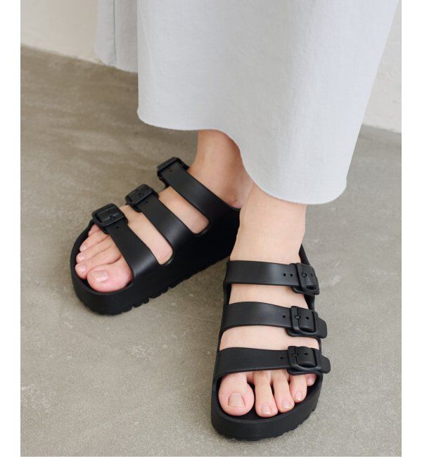 U by SPICK&SPAN「BIRKENSTOCK/ビルケンシュトック PAPILLIO PLATFORM EVA」|サンダル|ブラック