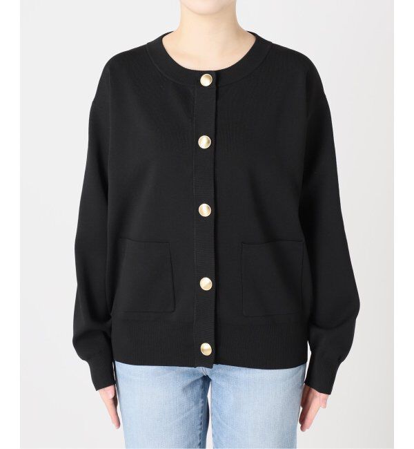 Spick and Span「《WEB限定 / 追加》ウォッシャブルクルーネックカーディガン」|カーディガン|