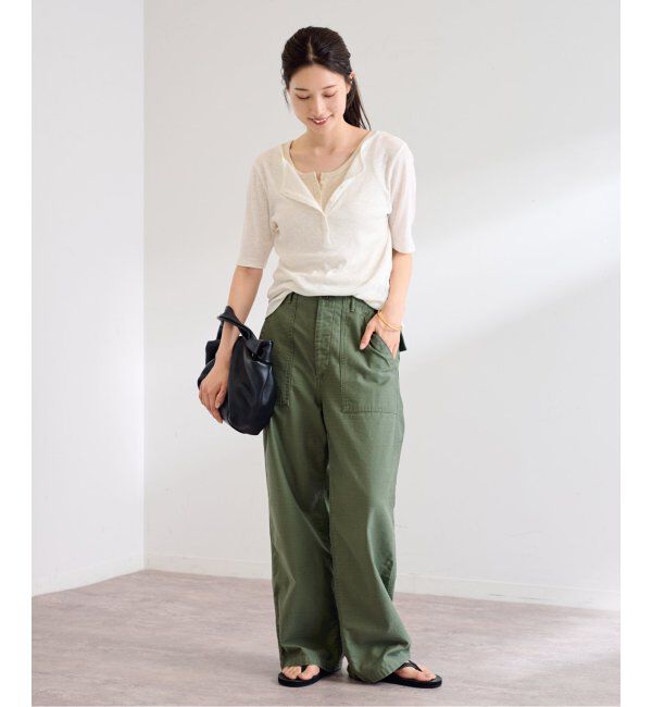 FRAMeWORK「スラブシアーテレコヘンリーS/S-Tee」|Tシャツ・カットソー|