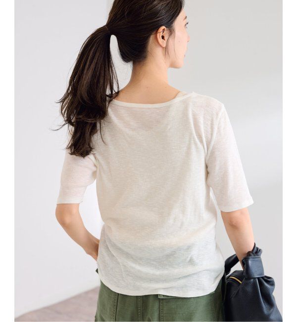 FRAMeWORK「スラブシアーテレコヘンリーS/S-Tee」|Tシャツ・カットソー|