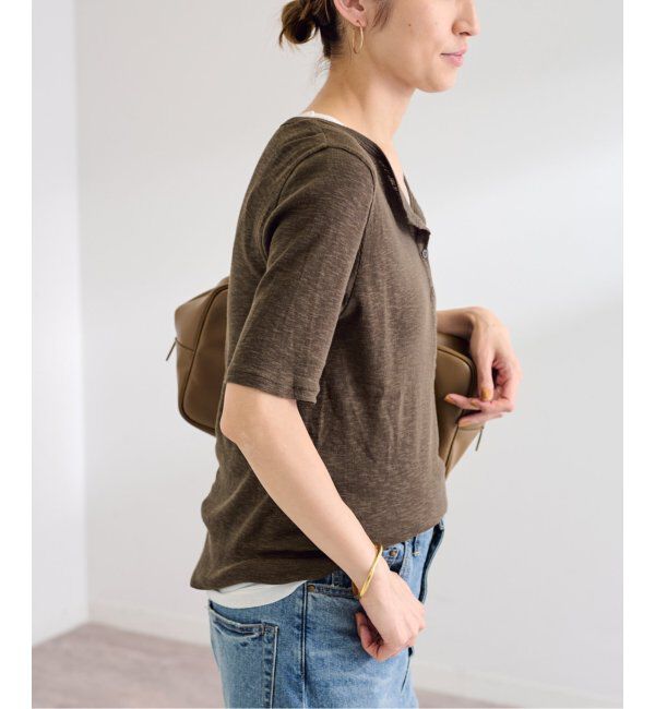 FRAMeWORK「スラブシアーテレコヘンリーS/S-Tee」|Tシャツ・カットソー|