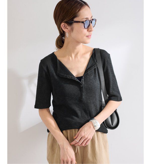 FRAMeWORK「スラブシアーテレコヘンリーS/S-Tee」|Tシャツ・カットソー|