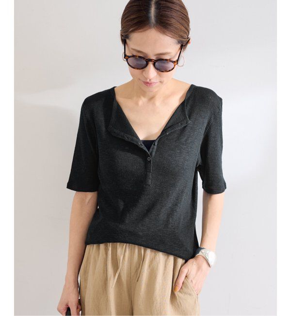 FRAMeWORK「スラブシアーテレコヘンリーS/S-Tee」|Tシャツ・カットソー|